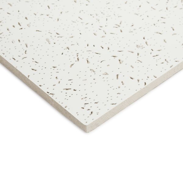 Fine Fissured Acoustic 600mm x 600mm Suspended Ceiling Tiles (Box of 10)